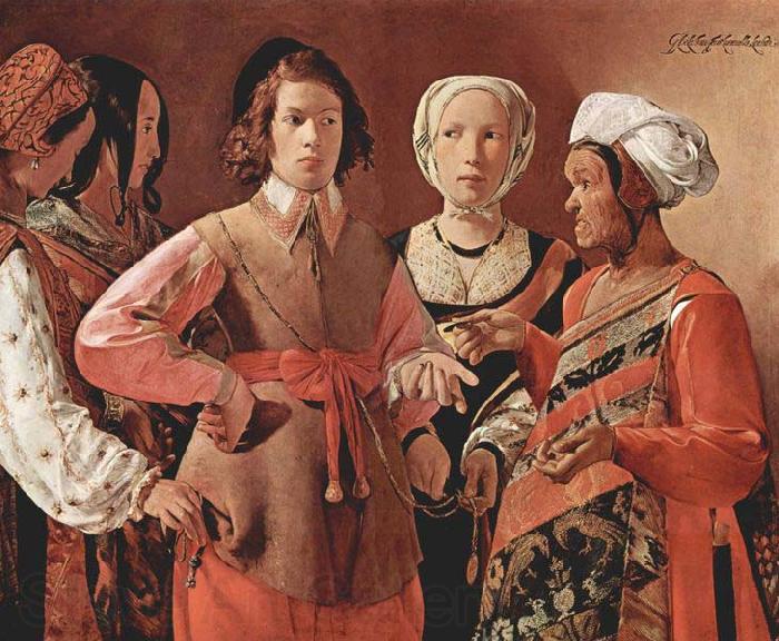 Georges de La Tour The Fortune Teller Germany oil painting art